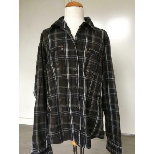 STREET ONE blouse mt 40 donker bruin zeer netjes WQ