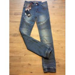 Nieuw jogg jeans DDD blauw 152 jongen merk spijkerbroek