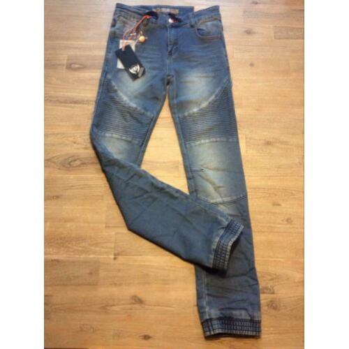 Nieuw jogg jeans DDD blauw 152 jongen merk spijkerbroek