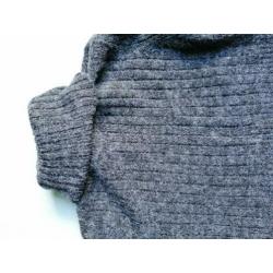 Orsay Grey Knit Sweater. Roll Neck. Small