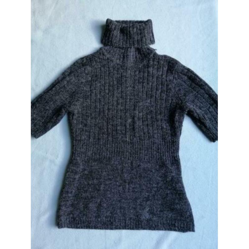 Orsay Grey Knit Sweater. Roll Neck. Small