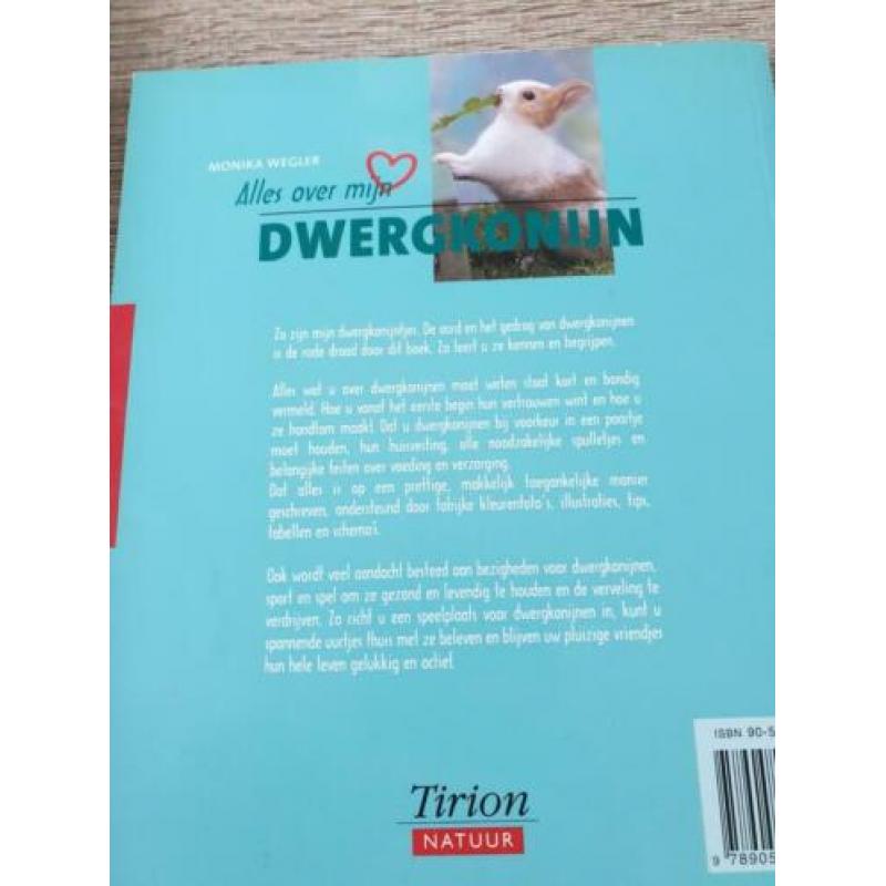 Konijnen en knaagdieren encyclopedie boekje dwergkonijn
