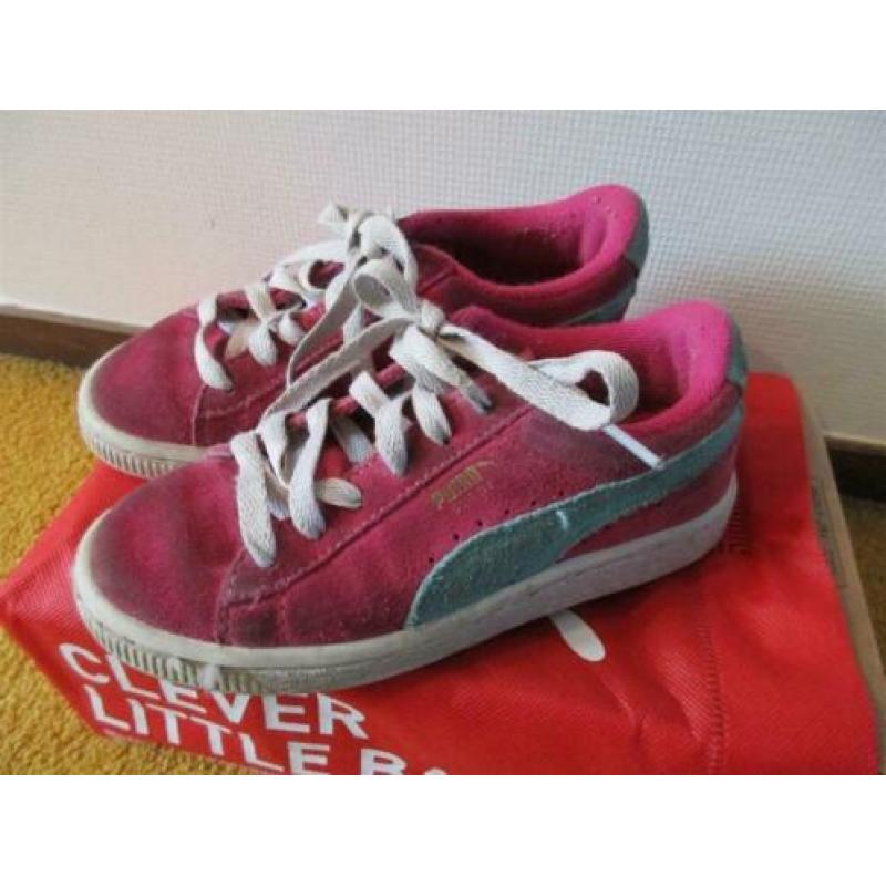Puma gympen suede 30 roze suède