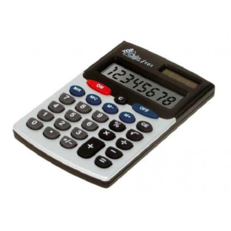 Grote (rest)partij rekenmachines TOPcalc / Quantore (6424st)