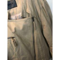 Only nep lederen jacket maat M