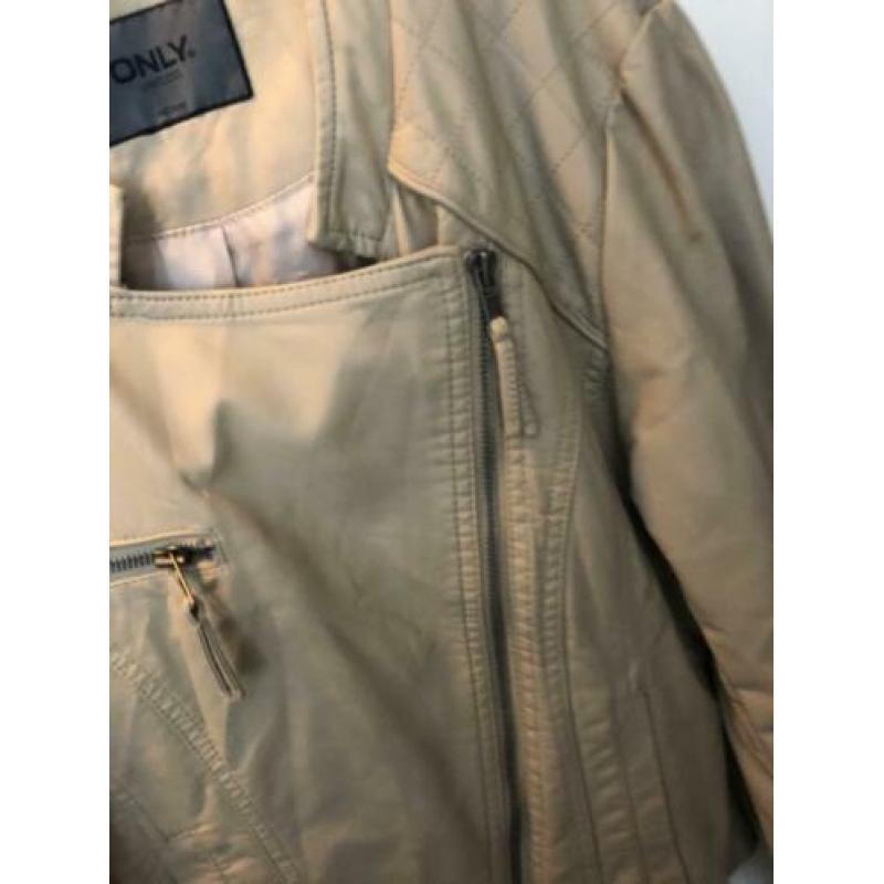 Only nep lederen jacket maat M