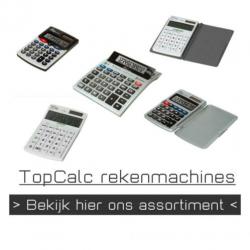 Grote (rest)partij rekenmachines TOPcalc / Quantore (6424st)