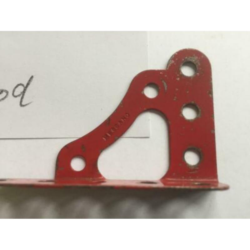 Meccano Flanged 3x bracket # 139a 1937 1941 periode