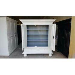 Buffetkasten brocante houten vintage kamer groenlose kasten