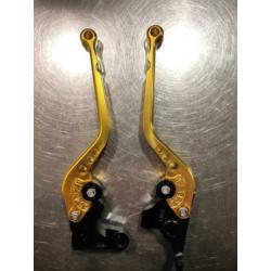 Gouden verstelbare hendels Yamaha Tracer 900 mt 09