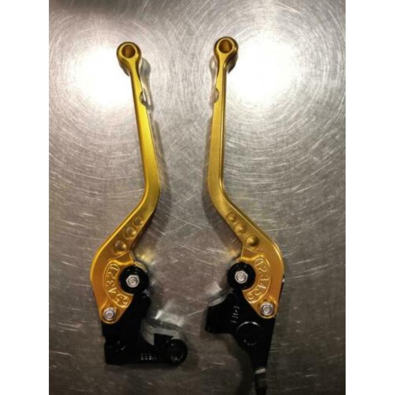 Gouden verstelbare hendels Yamaha Tracer 900 mt 09