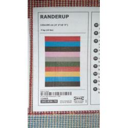 Veelkleurig vloerkleed ikea, randerup, 133x195 cm