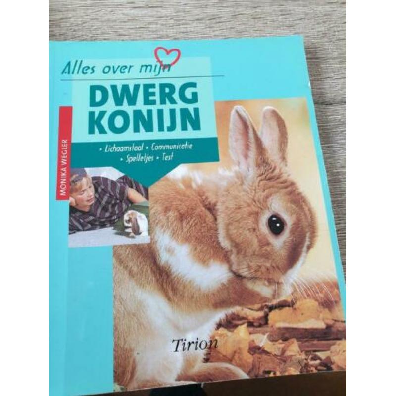 Konijnen en knaagdieren encyclopedie boekje dwergkonijn