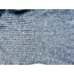 Orsay Grey Knit Sweater. Roll Neck. Small