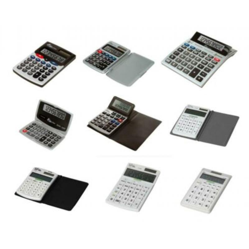Grote (rest)partij rekenmachines TOPcalc / Quantore (6424st)
