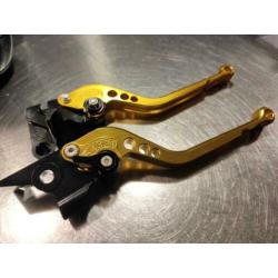 Gouden verstelbare hendels Yamaha Tracer 900 mt 09
