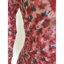 Prachtige semi transparante Sandwich jurk mt L