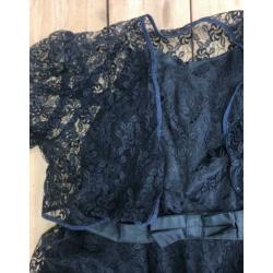 Jurk tule met accessoires maat 40/42