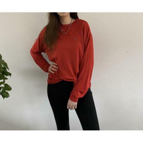 Nike longsleeve shirt rood