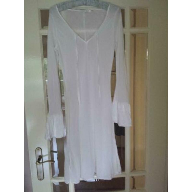 SUPER LEUK en TRENDY wit tuniek/jurkje van YYSC mt. S