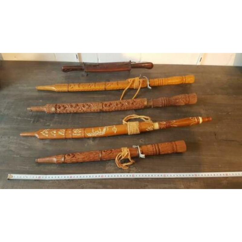 Zwaarden uit Indonesië (5 stuks)