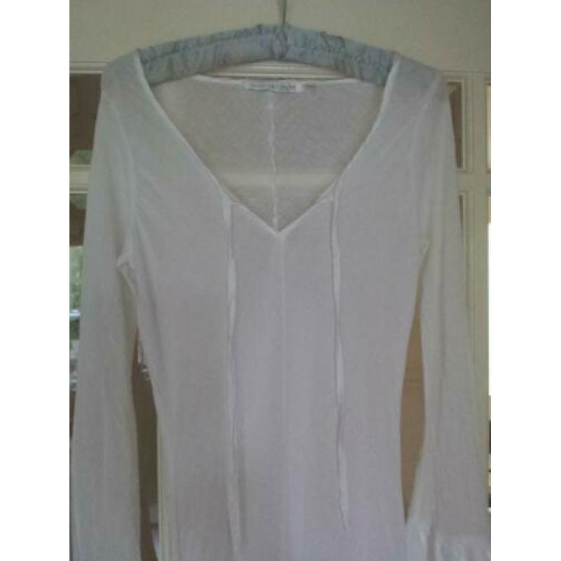 SUPER LEUK en TRENDY wit tuniek/jurkje van YYSC mt. S