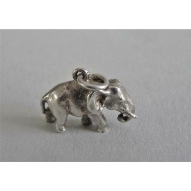 Oude bedel zilver Afrikaanse Olifant