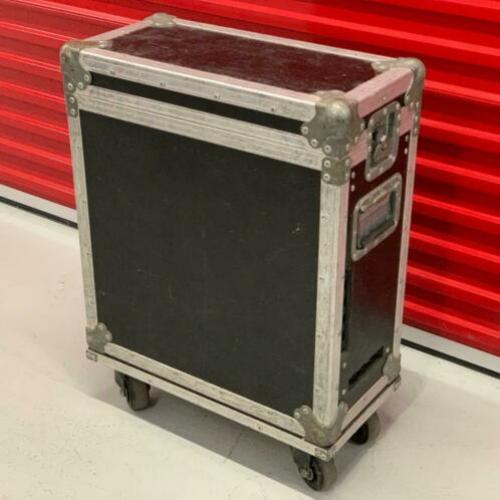 Flightcase 5HE voor versterkers op wielen