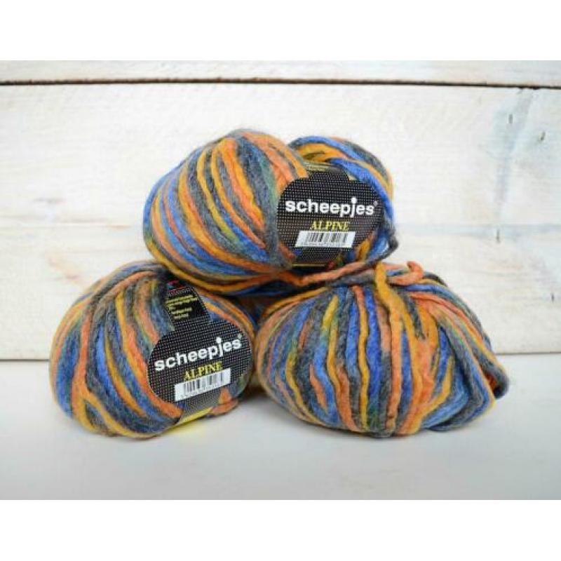 Scheepjes Alpine verloop garen wol diverse kleuren