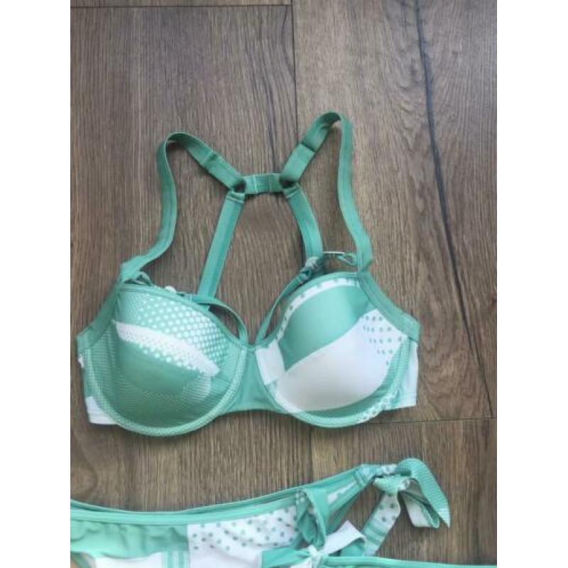 Marlies Dekkers bikini groen wit 70D M en L