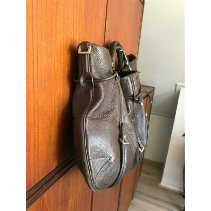 Bruin leren HUGO BOSS handtas
