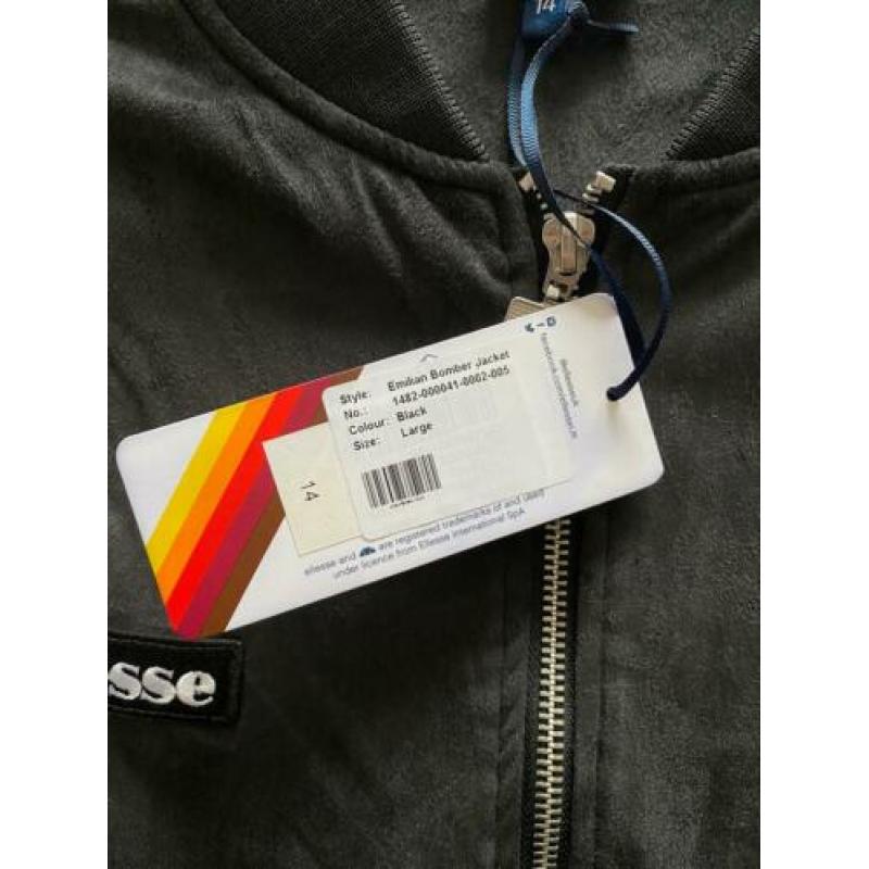 Ellesse velvet bomber jack jasje NIEUW
