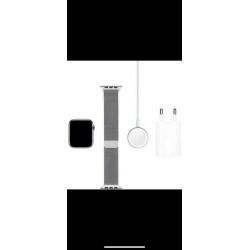 Apple Watch Serie 5 44 mm GPS/LTE RVS..Milanese bandNIEUW!!!