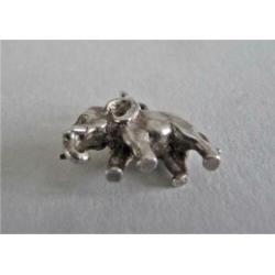 Oude bedel zilver Afrikaanse Olifant