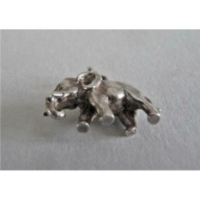 Oude bedel zilver Afrikaanse Olifant