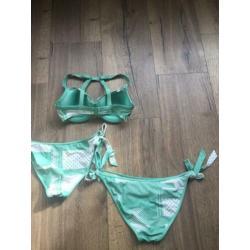 Marlies Dekkers bikini groen wit 70D M en L