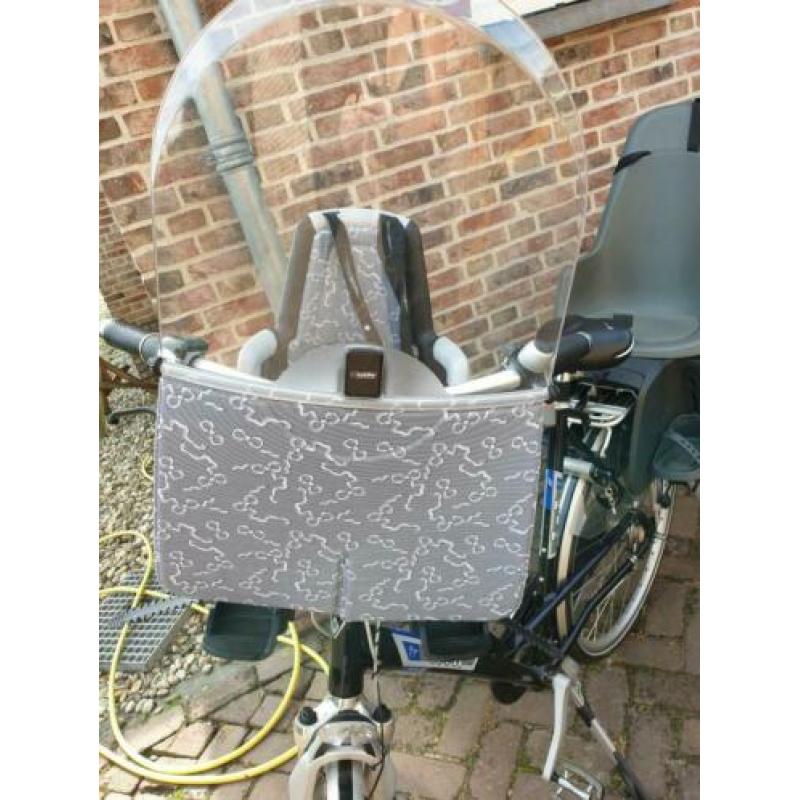 Bobike fietsstoeltje met windscherm incl bevestigings set
