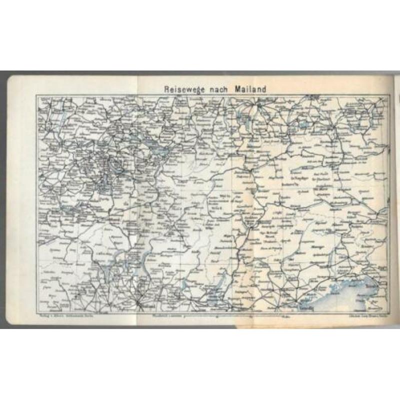 Mailand und Umgebung ~ Griebens Reiseführer ~1913