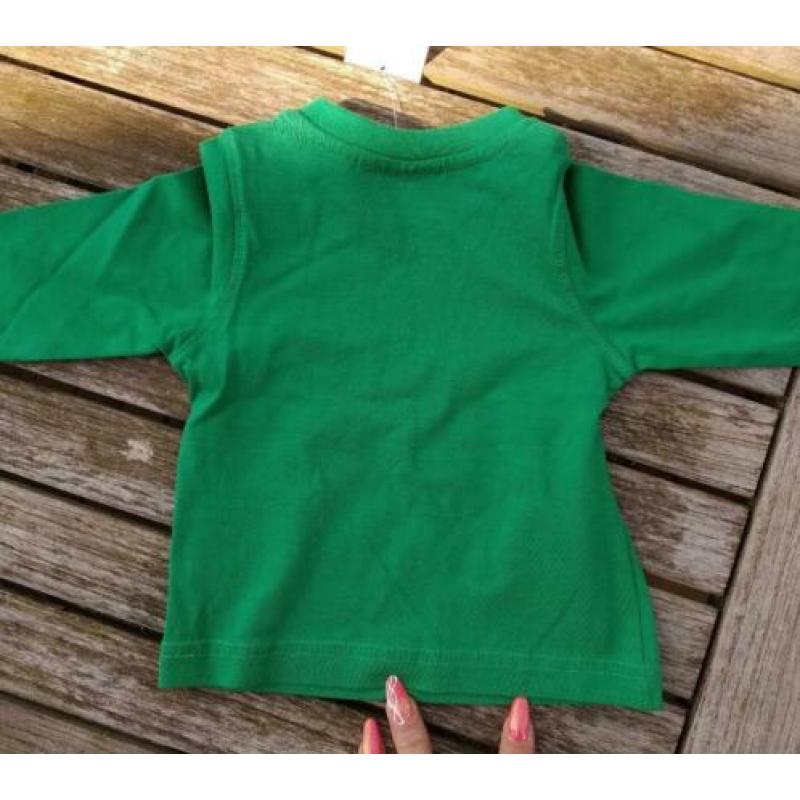 Nieuw groen shirt Blue Seven maat 62