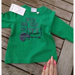 Nieuw groen shirt Blue Seven maat 62