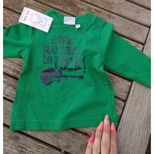 Nieuw groen shirt Blue Seven maat 62