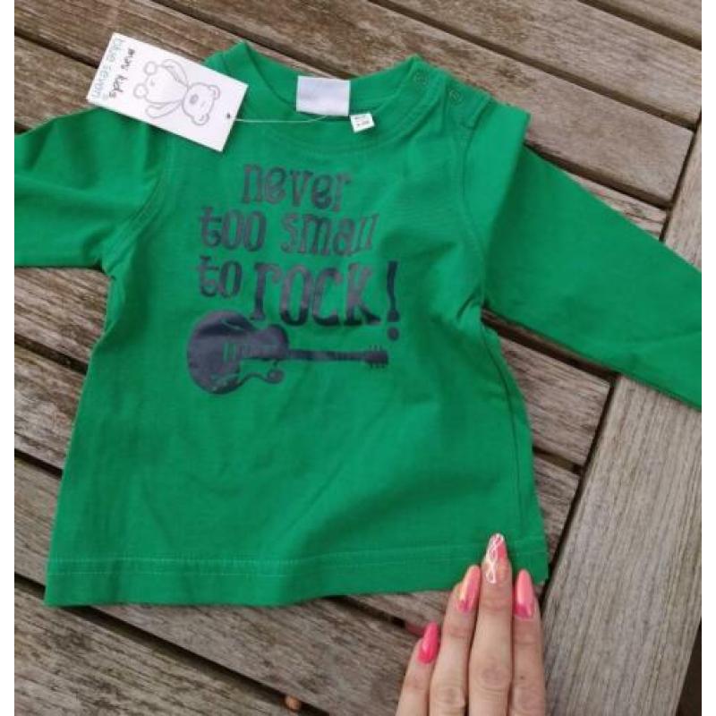 Nieuw groen shirt Blue Seven maat 62