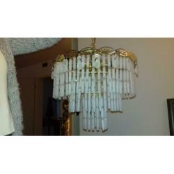 mooie glazen hanglamp 3 laags ***ophalen valkenswaard***