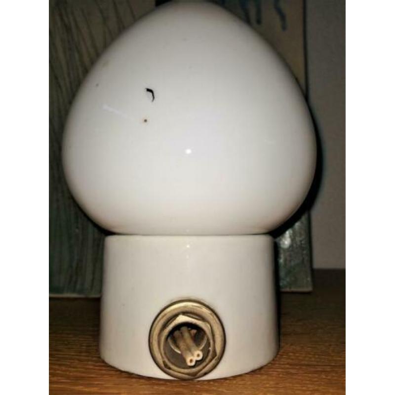 Wagenfeld - porseleinen plafondlamp - jaren 50 plafonnière