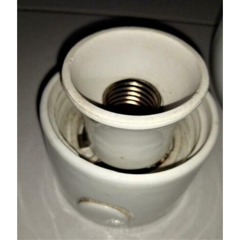 Wagenfeld - porseleinen plafondlamp - jaren 50 plafonnière