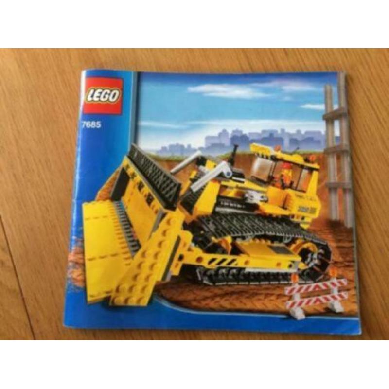 Lego city 7685 bouw mega bulldozer shovel graafmachine