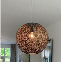 Prachtige hanglamp in zwart/goud