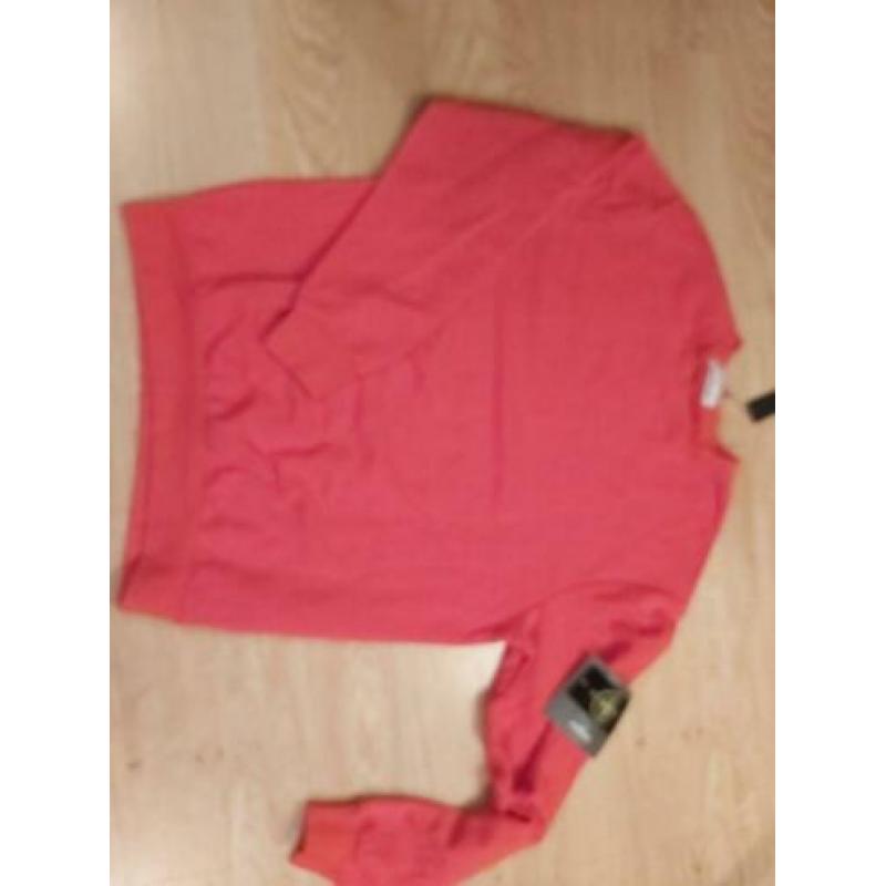 Stone island sweater rood l nieuw