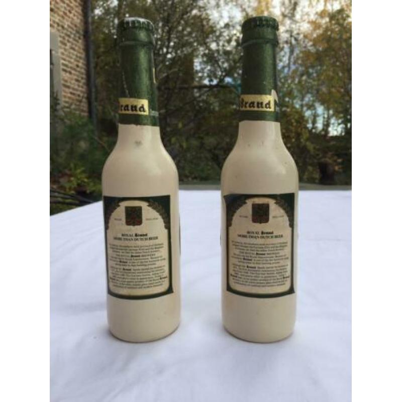2 Royal Brand beer flesjes, speciale editie.