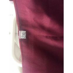 Bordeaux cocktailjurk 2 xl